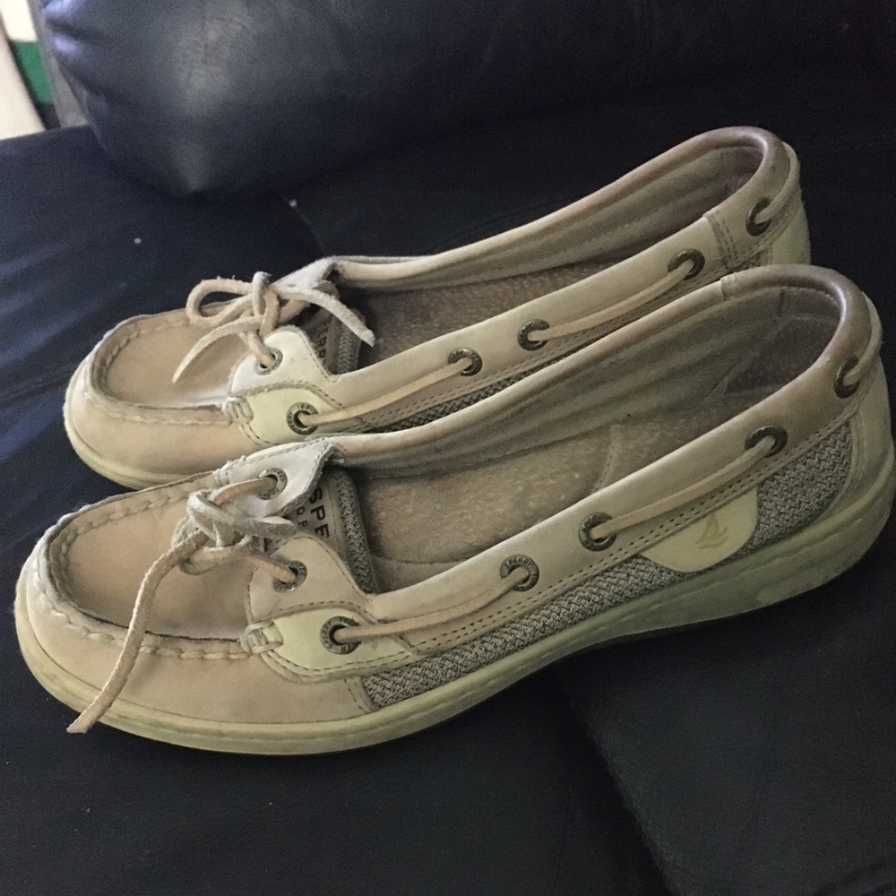 Sperry top siders.